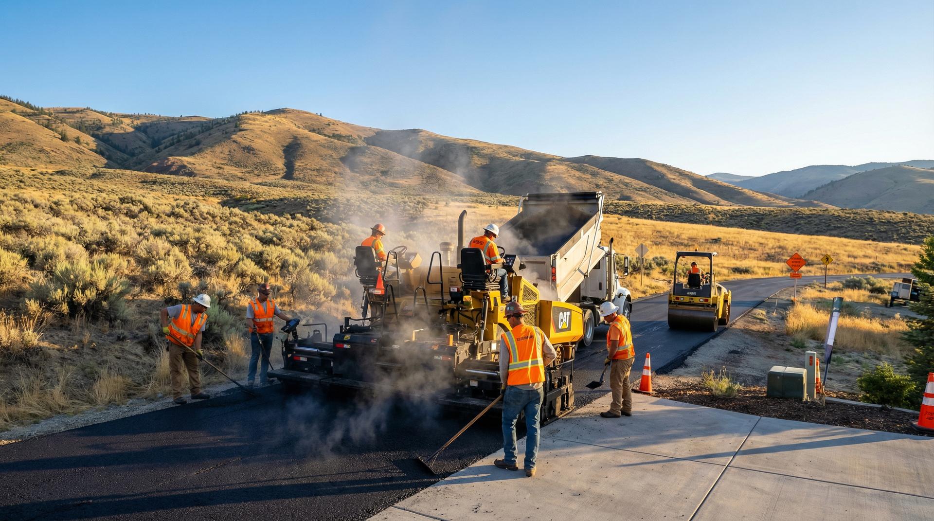 Asphalt resurfacing and overlay in Pocatello, Idaho
