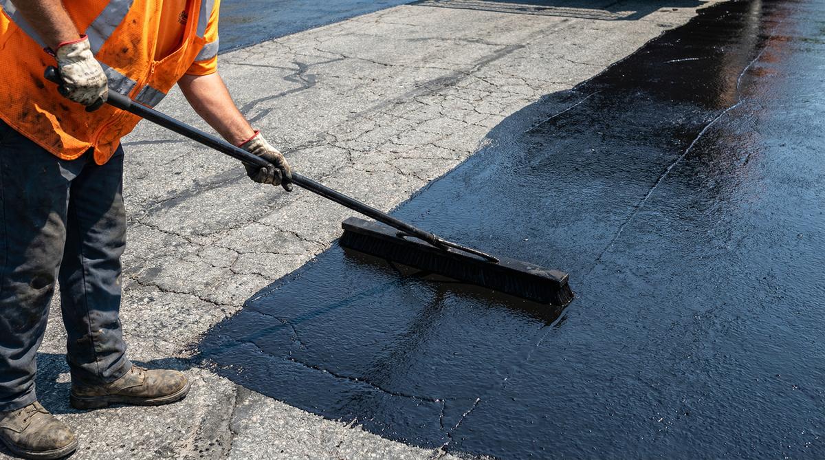 Asphalt sealcoating service in Pocatello, Idaho